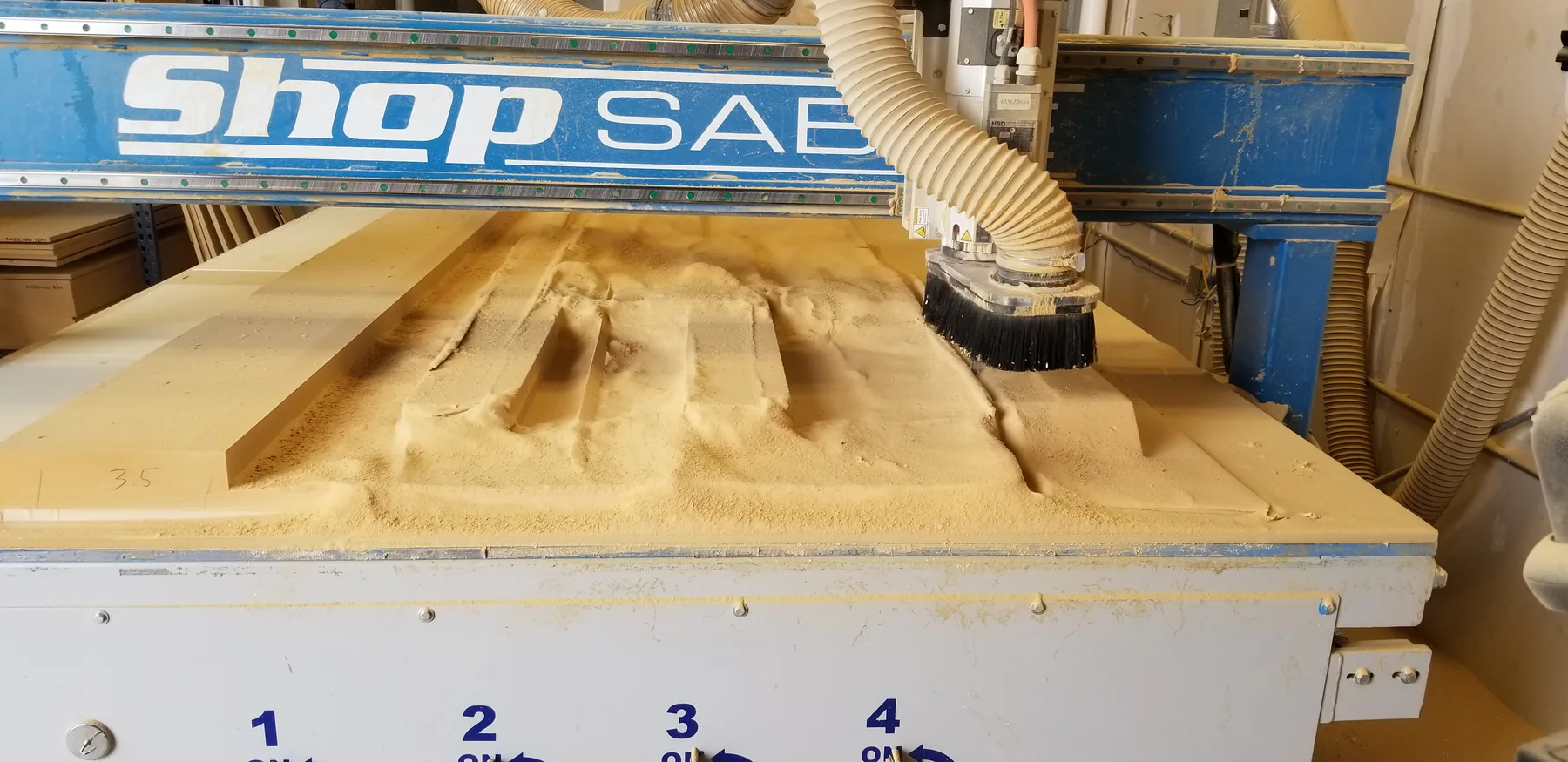 Large-format CNC machining