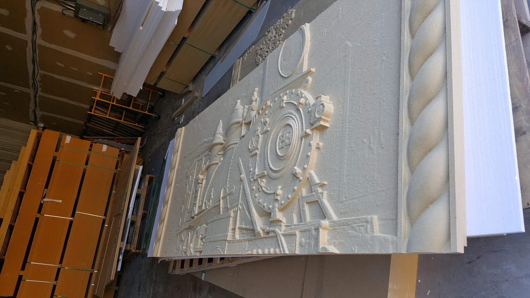 Utica Overpass Murals process and result